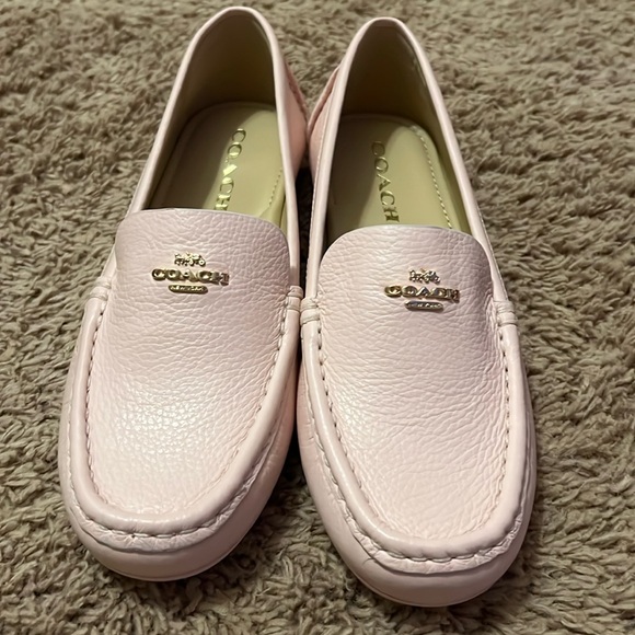 COACH Women's Marley Leather Driver Light Pink - Picture 1 of 6